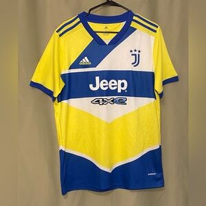 Adidas Mens JUVENTUS Third Soccer Jersey Yellow Size Large